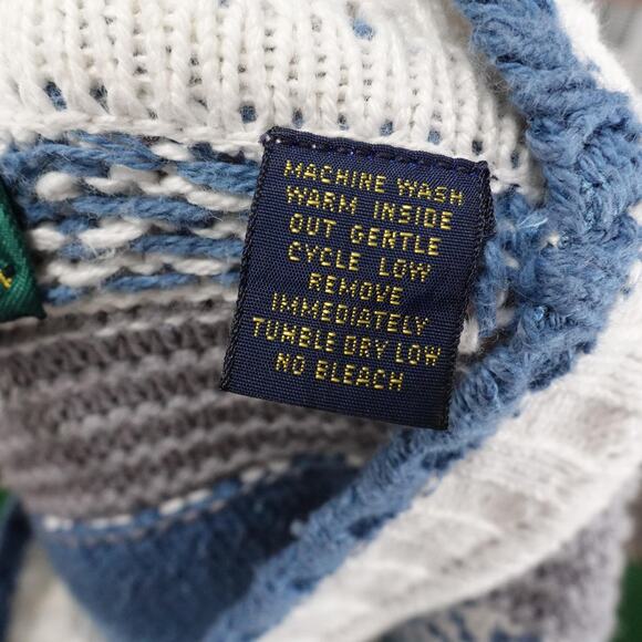 Vintage Colours by Alexander Julian Sweater Mens Large Knit Pullover USA 90s - Picture 7 of 8